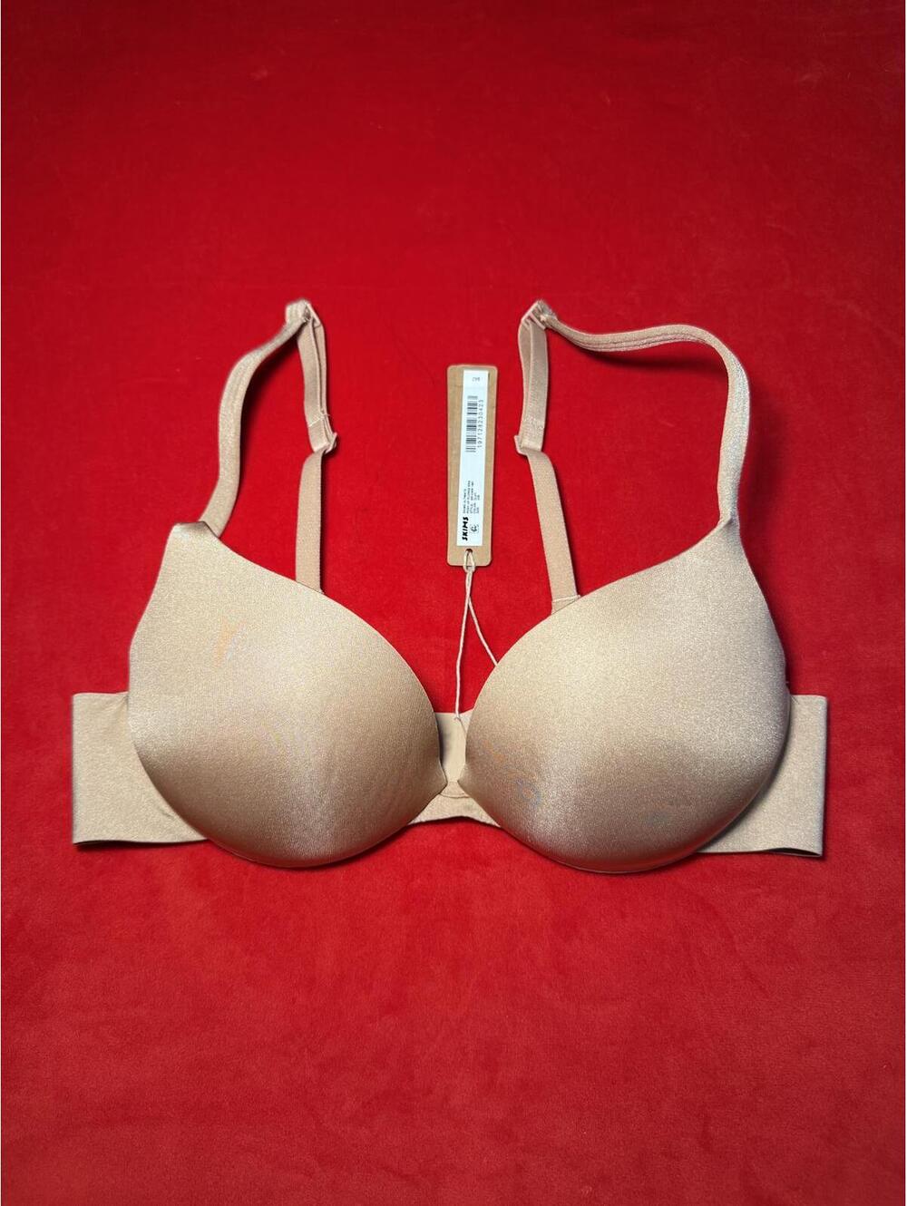 Skims Ultimate Push Up Plunge Bra Color Clay Size 32B